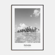 Panama Portrait B&W No 3 Poster