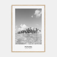 Panama Portrait B&W No 3 Poster