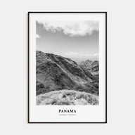 Panama Portrait B&W No 4 Poster