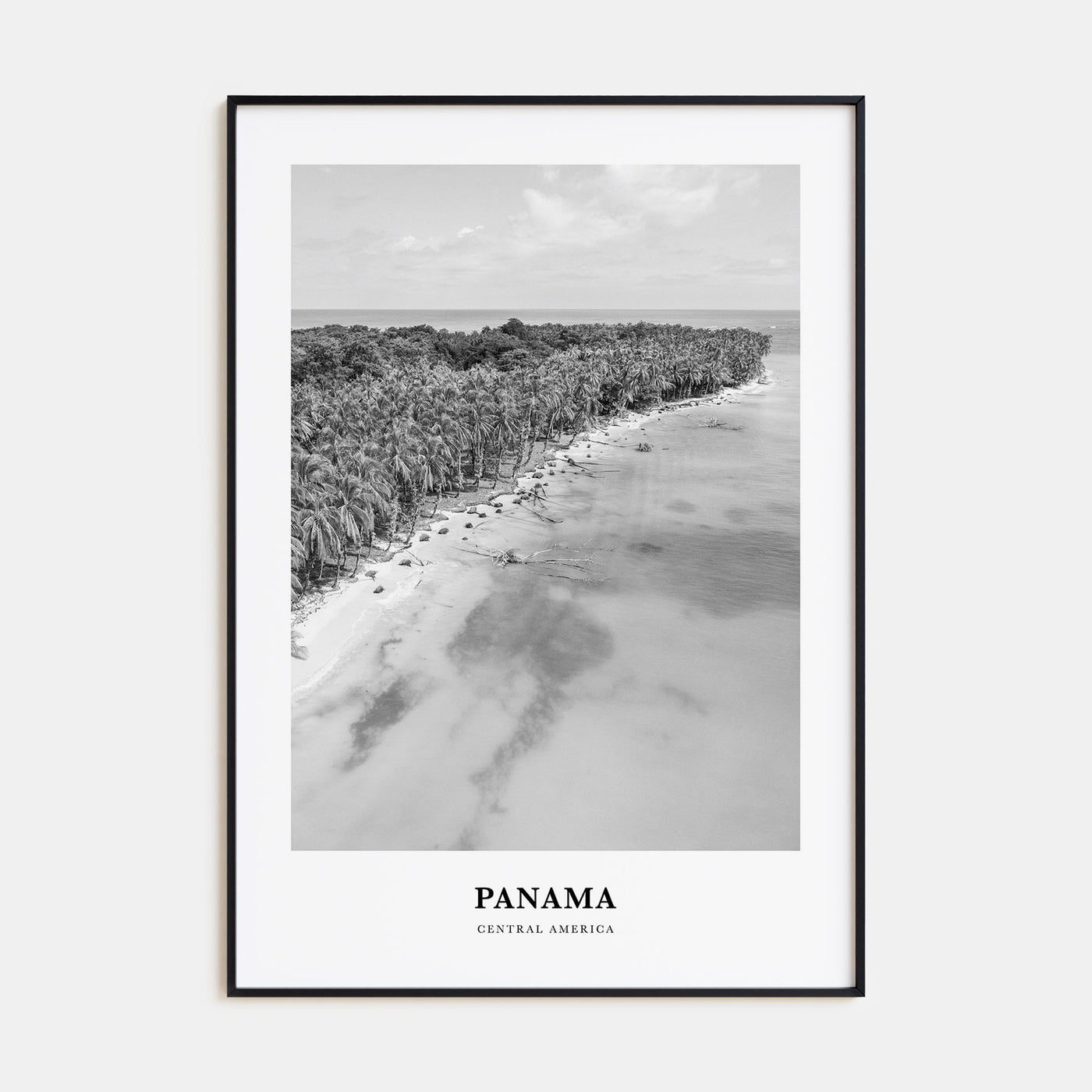Panama Portrait B&W No 5 Poster