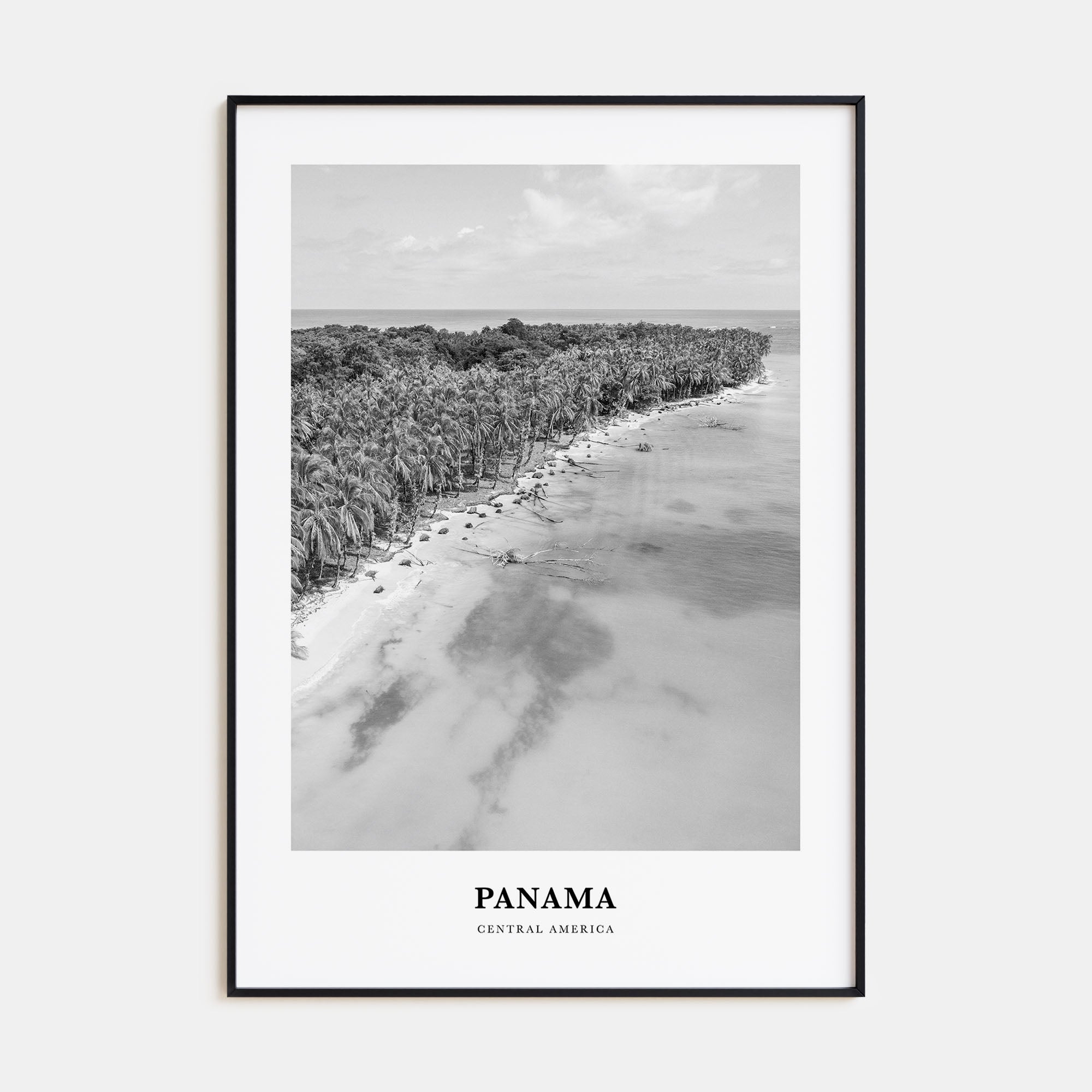 Panama Portrait B&W No 5 Poster
