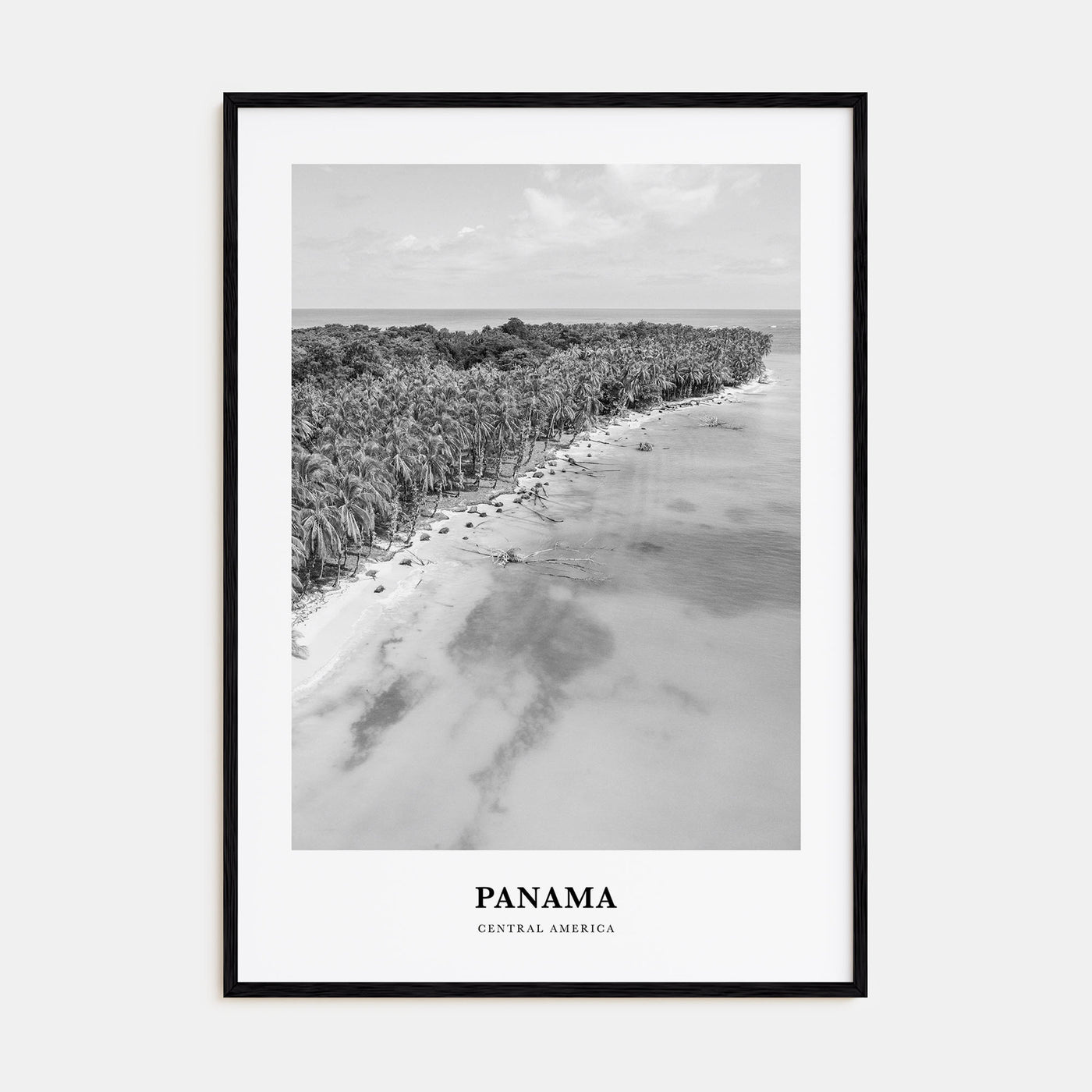 Panama Portrait B&W No 5 Poster