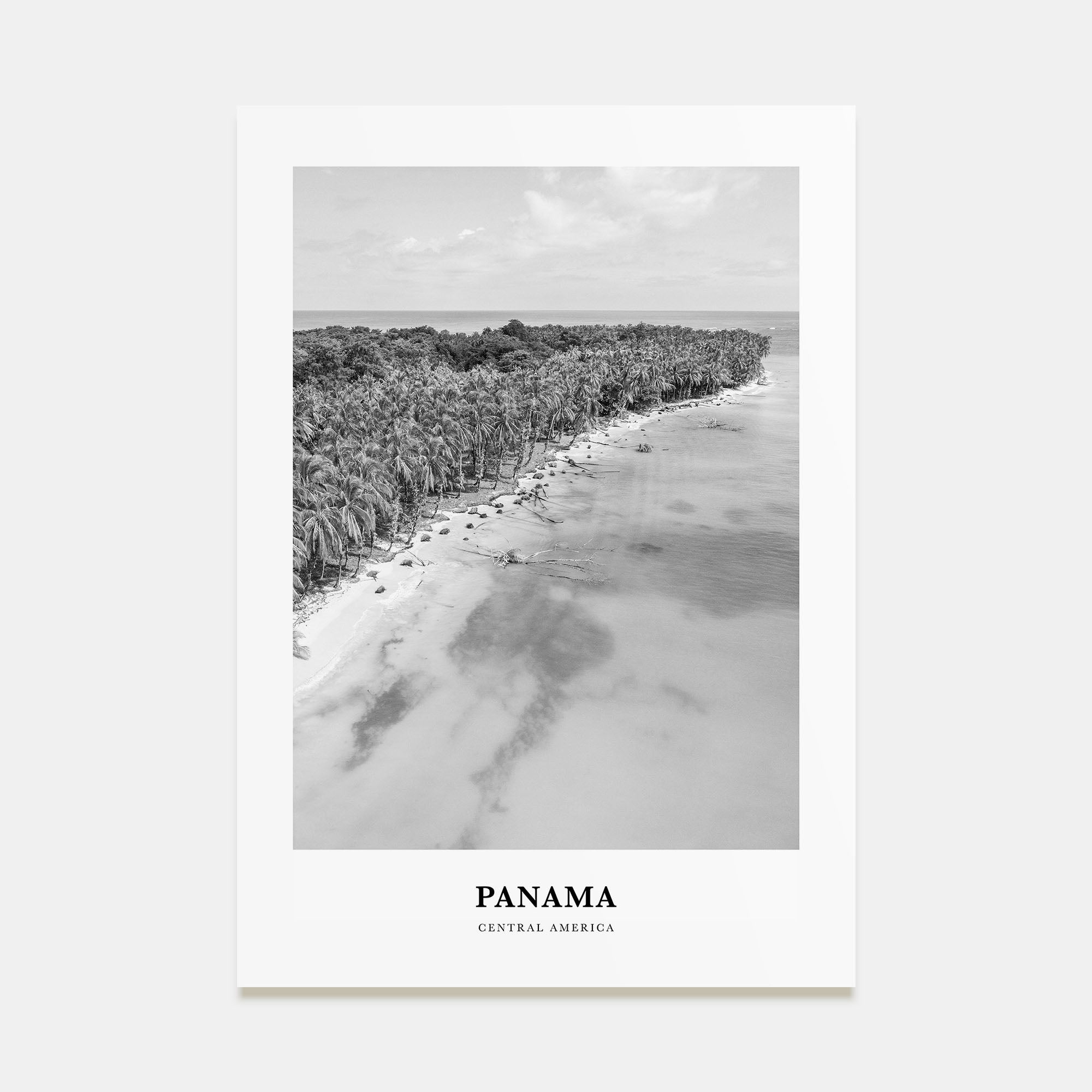 Panama Portrait B&W No 5 Poster