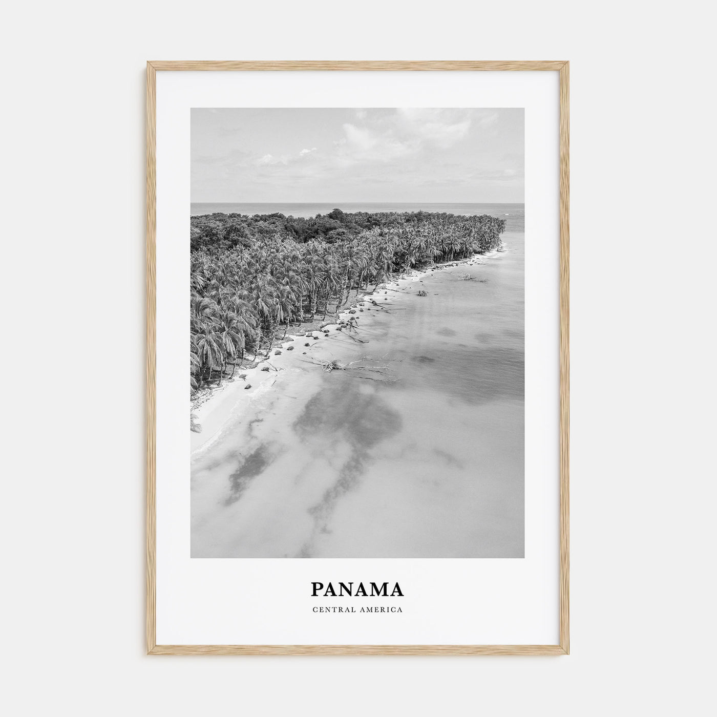 Panama Portrait B&W No 5 Poster