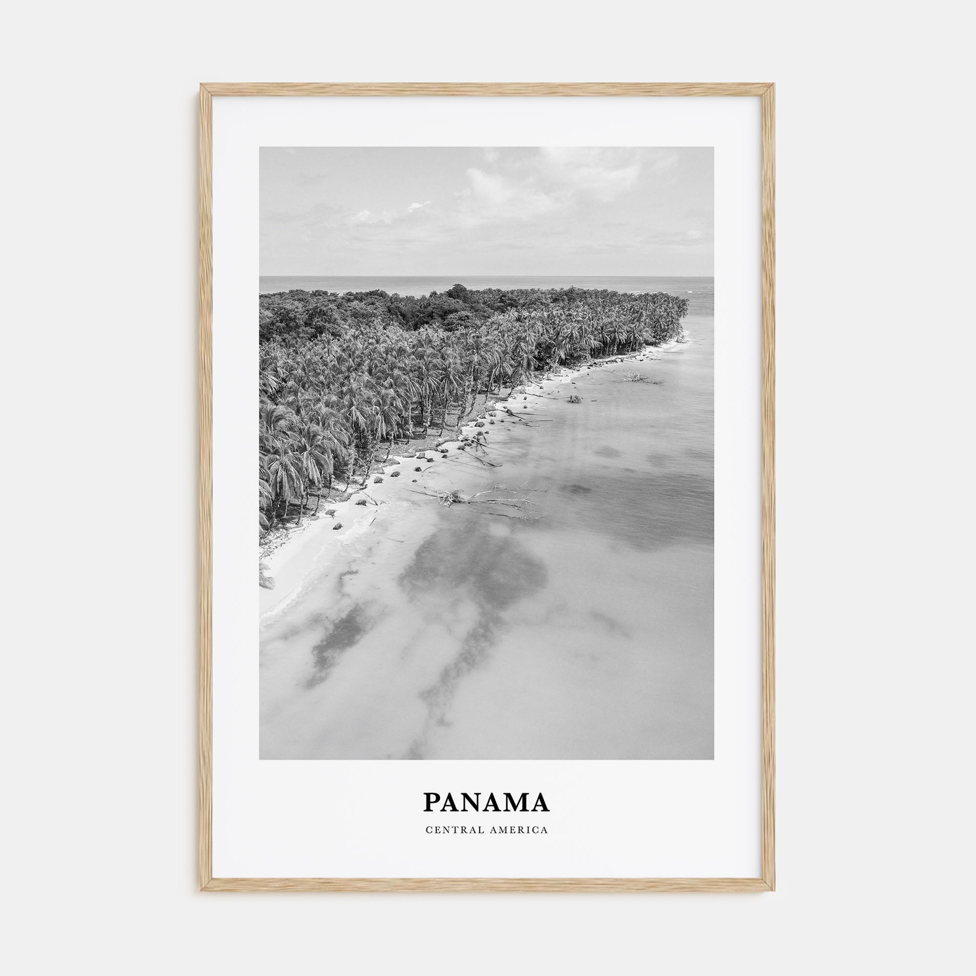 Panama Portrait B&W No 5 Poster