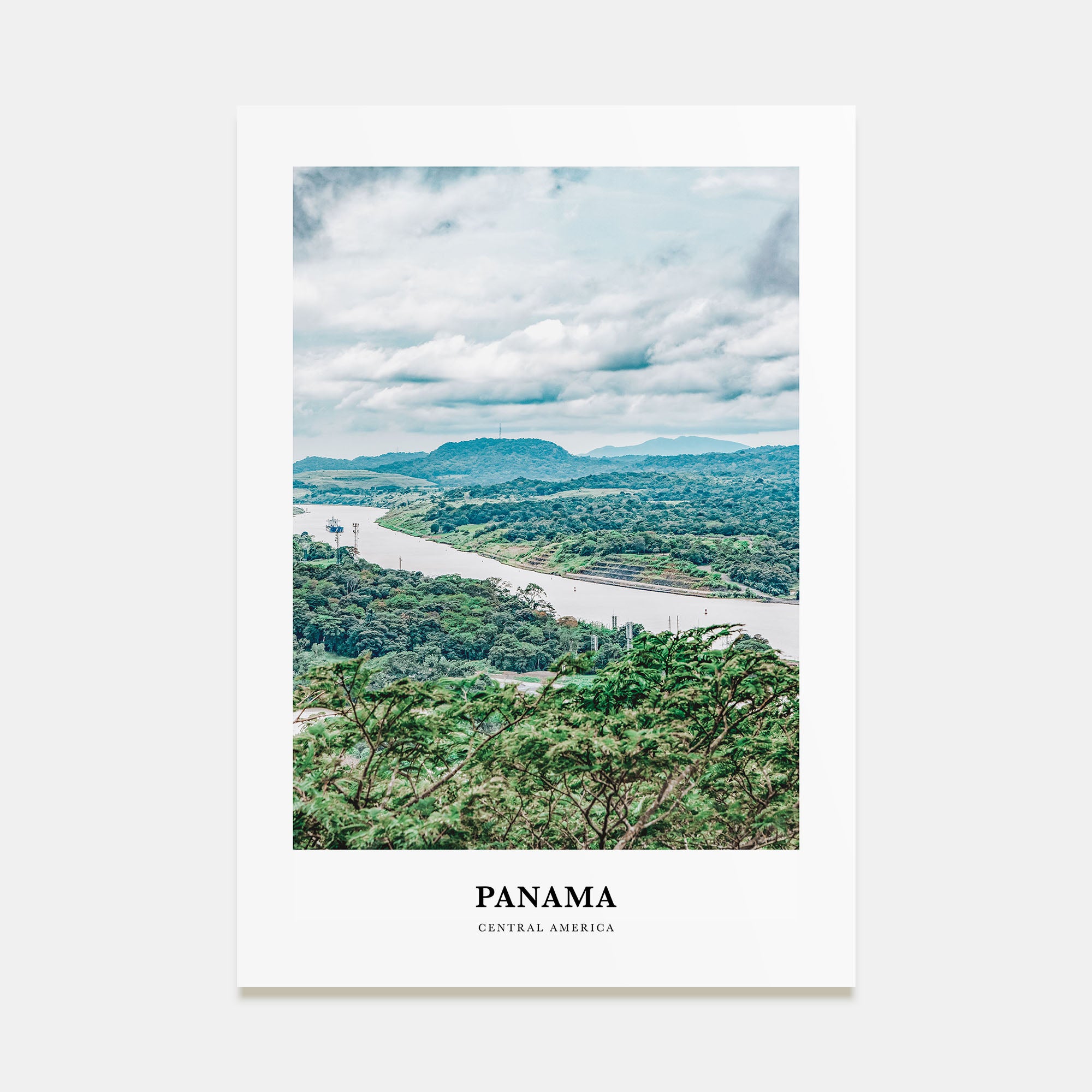 Panama Portrait Color Poster