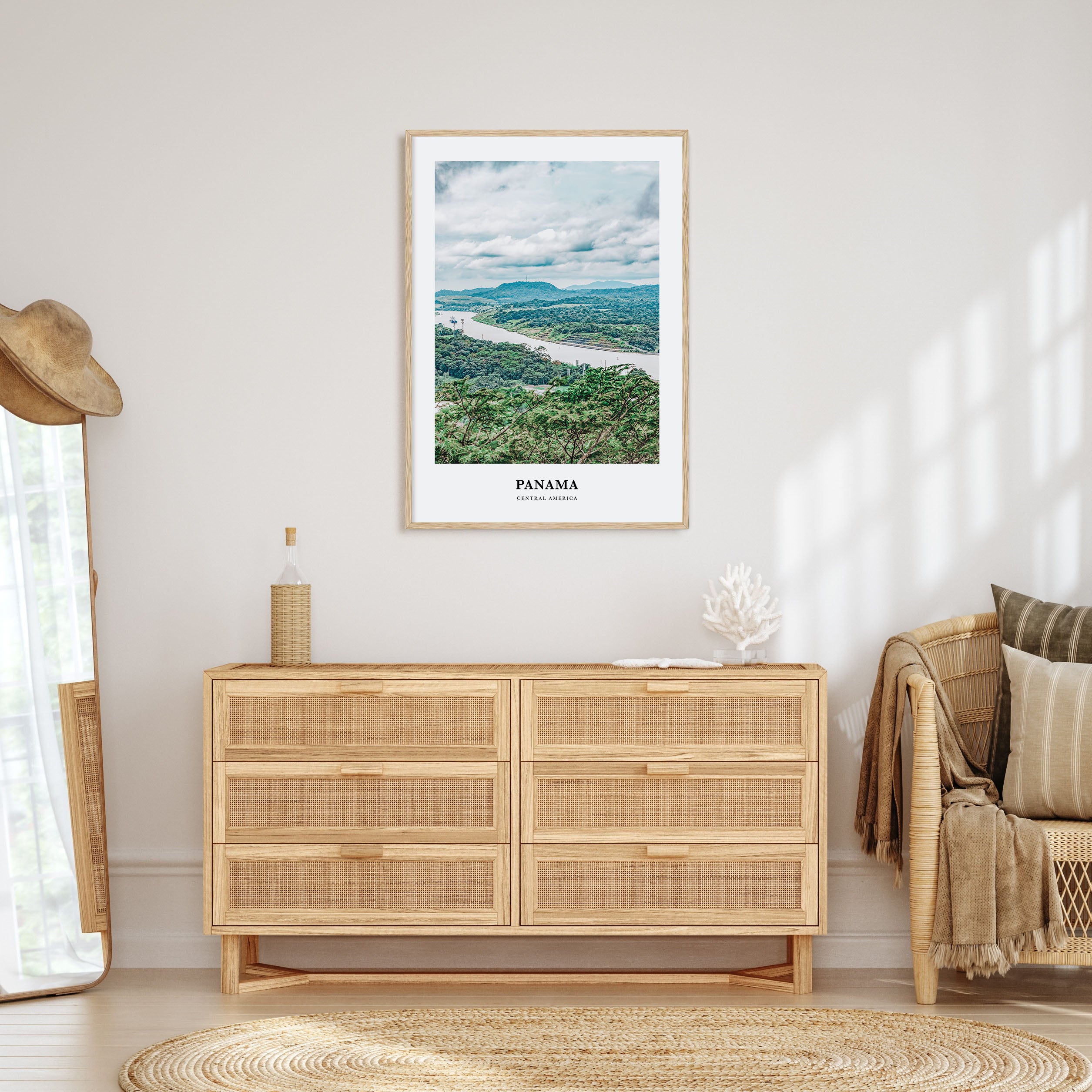 Panama Portrait Color Poster