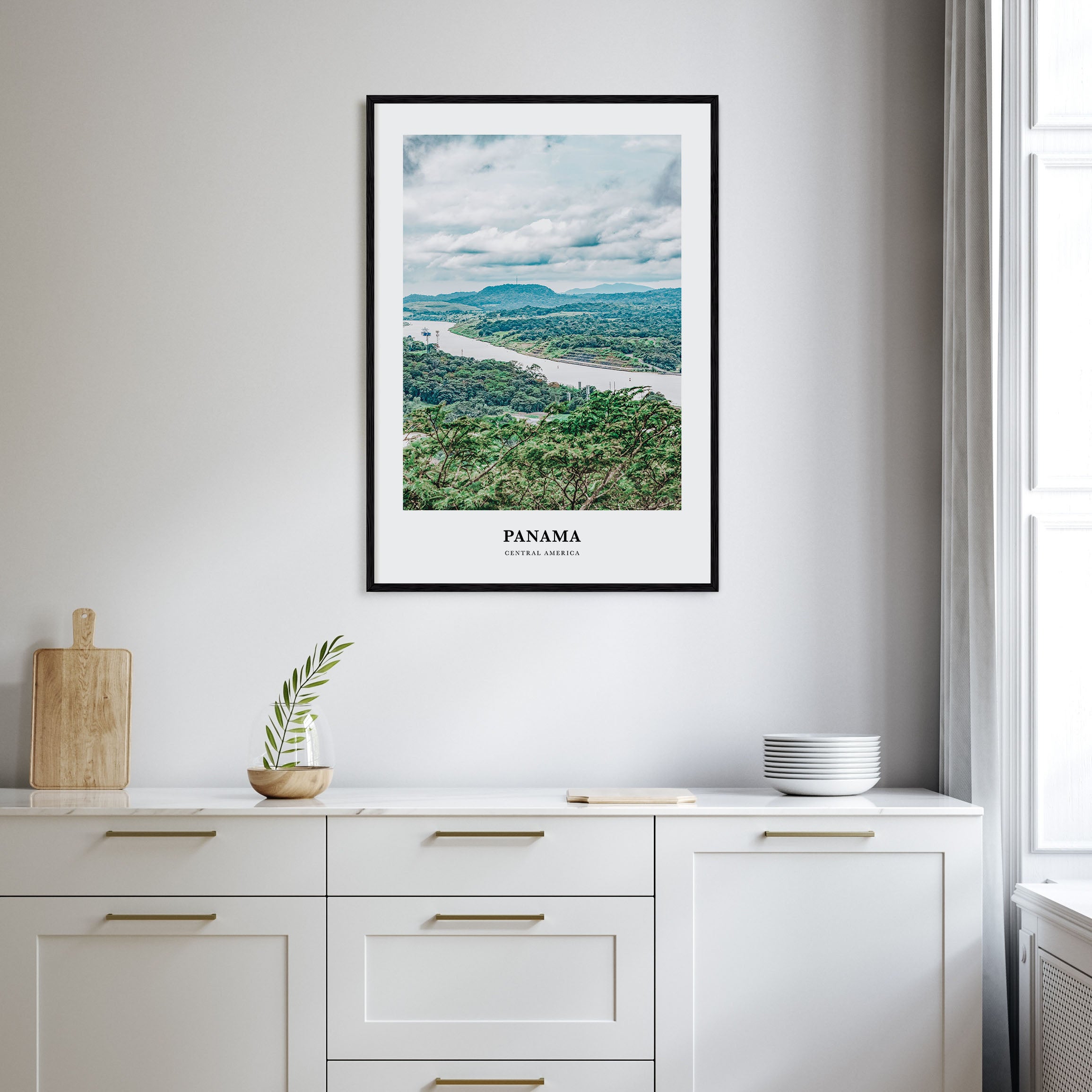 Panama Portrait Color Poster