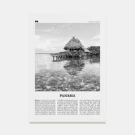 Panama Travel B&W No 2 Poster