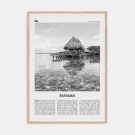 Panama Travel B&W No 2 Poster