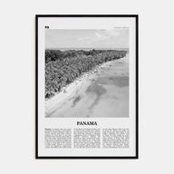 Panama Travel B&W No 3 Poster