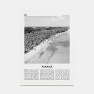 Panama Travel B&W No 3 Poster