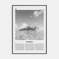Panama Travel B&W No 4 Poster