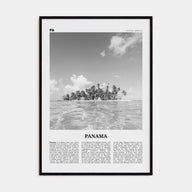 Panama Travel B&W No 4 Poster