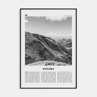 Panama Travel B&W No 5 Poster