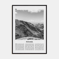 Panama Travel B&W No 5 Poster