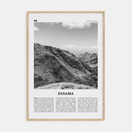 Panama Travel B&W No 5 Poster