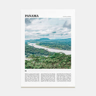 Panama Travel Color Poster