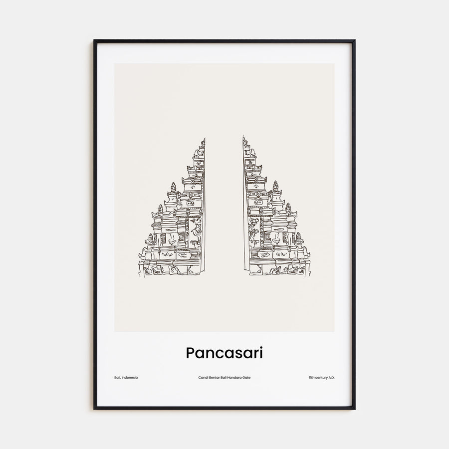 Pancasari Drawn Poster