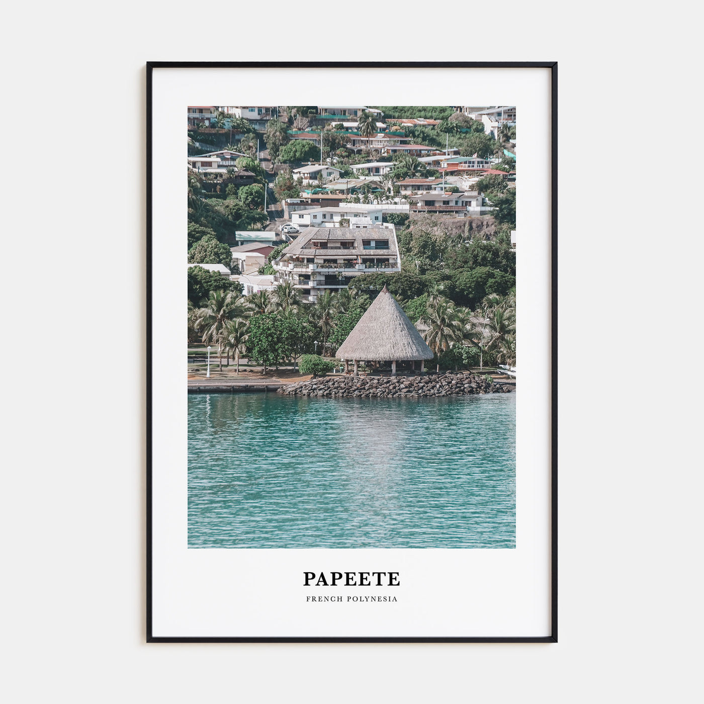 Papeete Portrait Color Poster