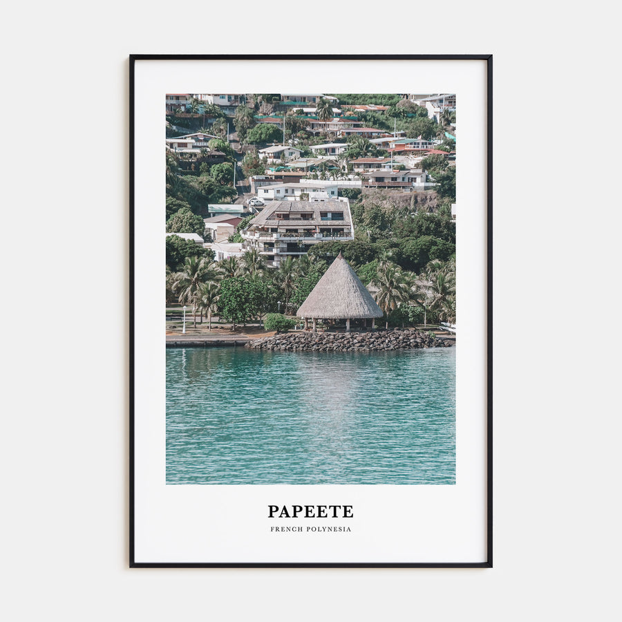 Papeete Portrait Color Poster