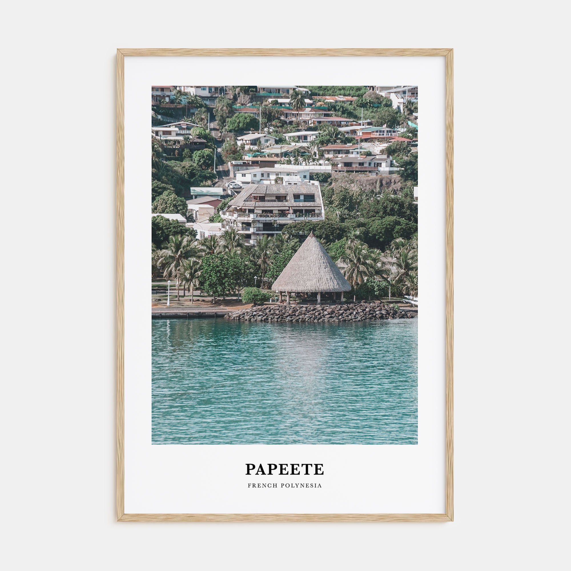 Papeete Portrait Color Poster