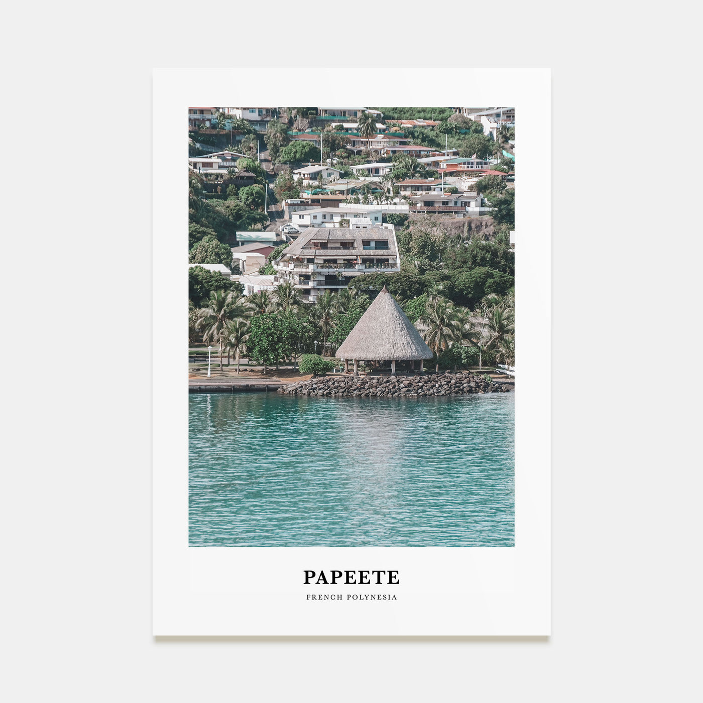 Papeete Portrait Color Poster