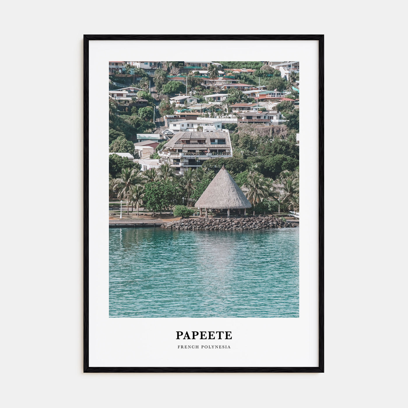 Papeete Portrait Color Poster
