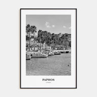 Paphos Portrait B&W Poster