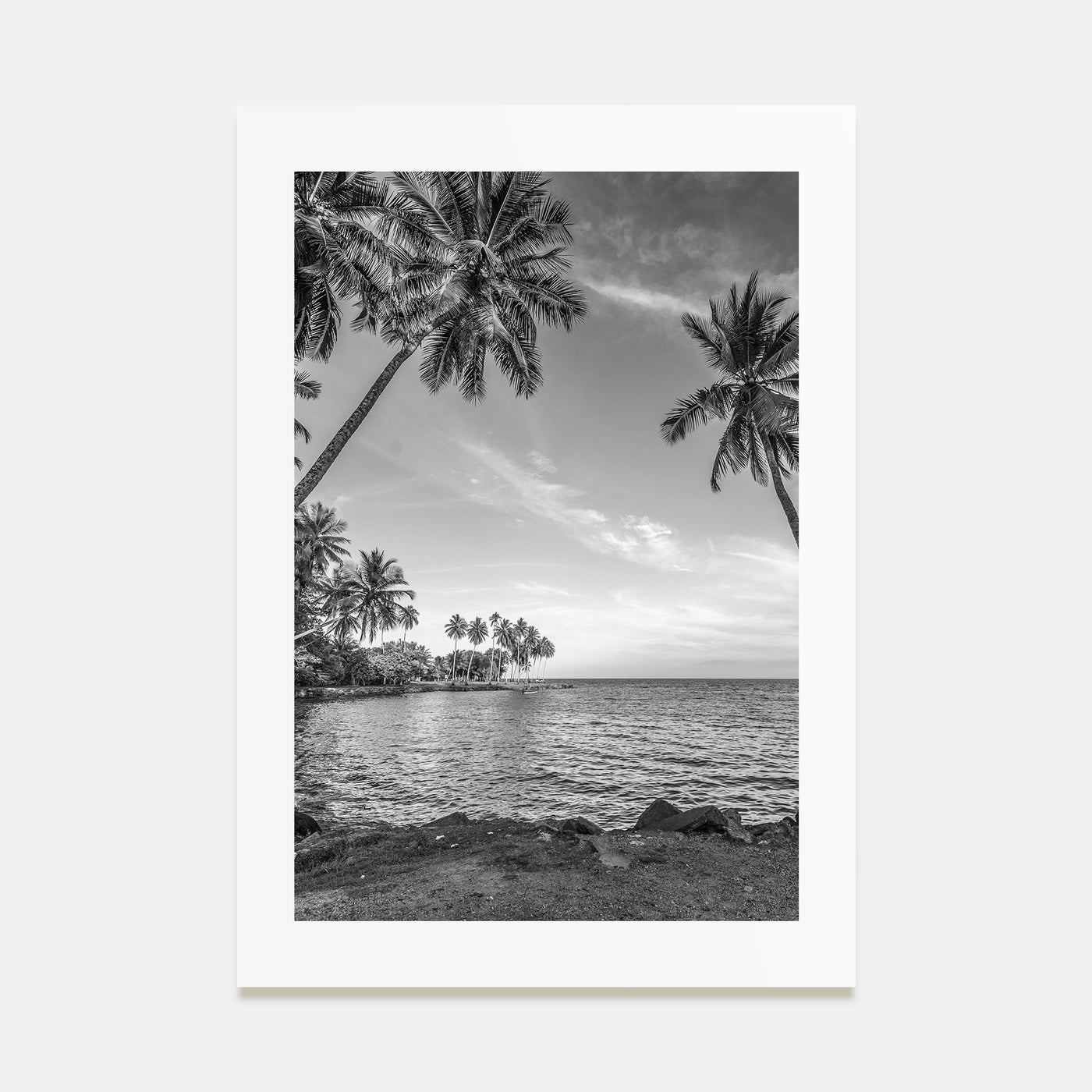 Papua New Guinea Photo B&W Poster