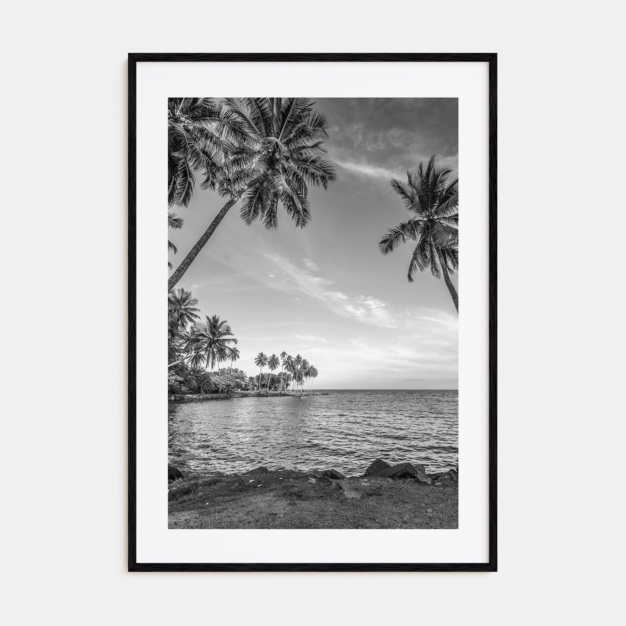 Papua New Guinea Photo B&W Poster