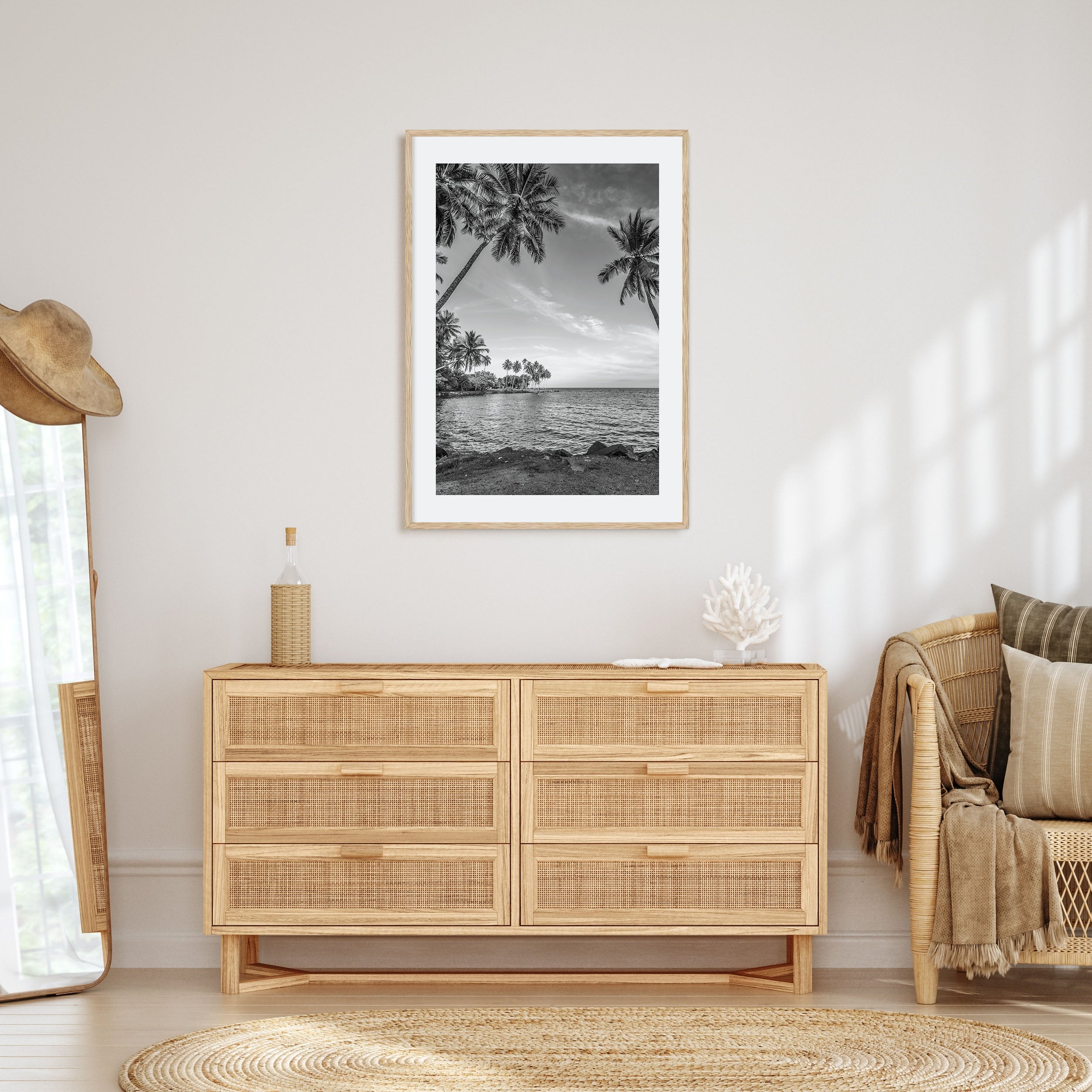 Papua New Guinea Photo B&W Poster