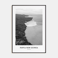 Papua New Guinea Portrait B&W Poster