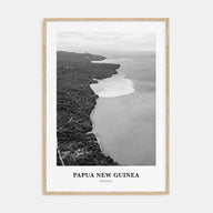 Papua New Guinea Portrait B&W Poster