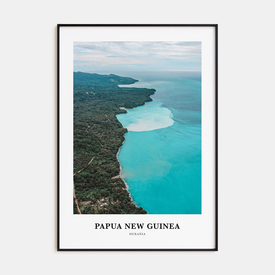 Papua New Guinea Portrait Color Poster