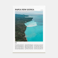 Papua New Guinea Travel Color Poster