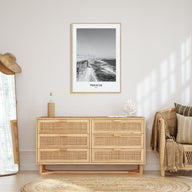 Paracas Portrait B&W Poster