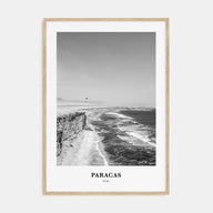 Paracas Portrait B&W Poster