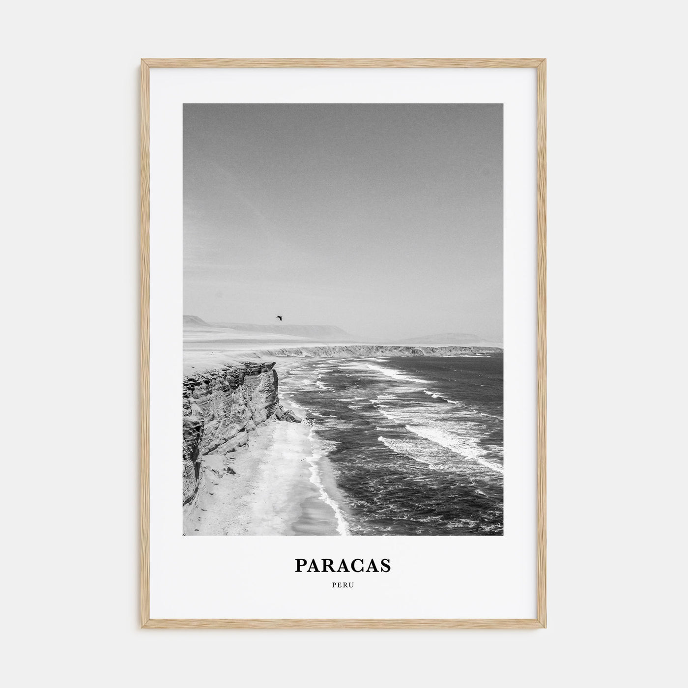 Paracas Portrait B&W Poster