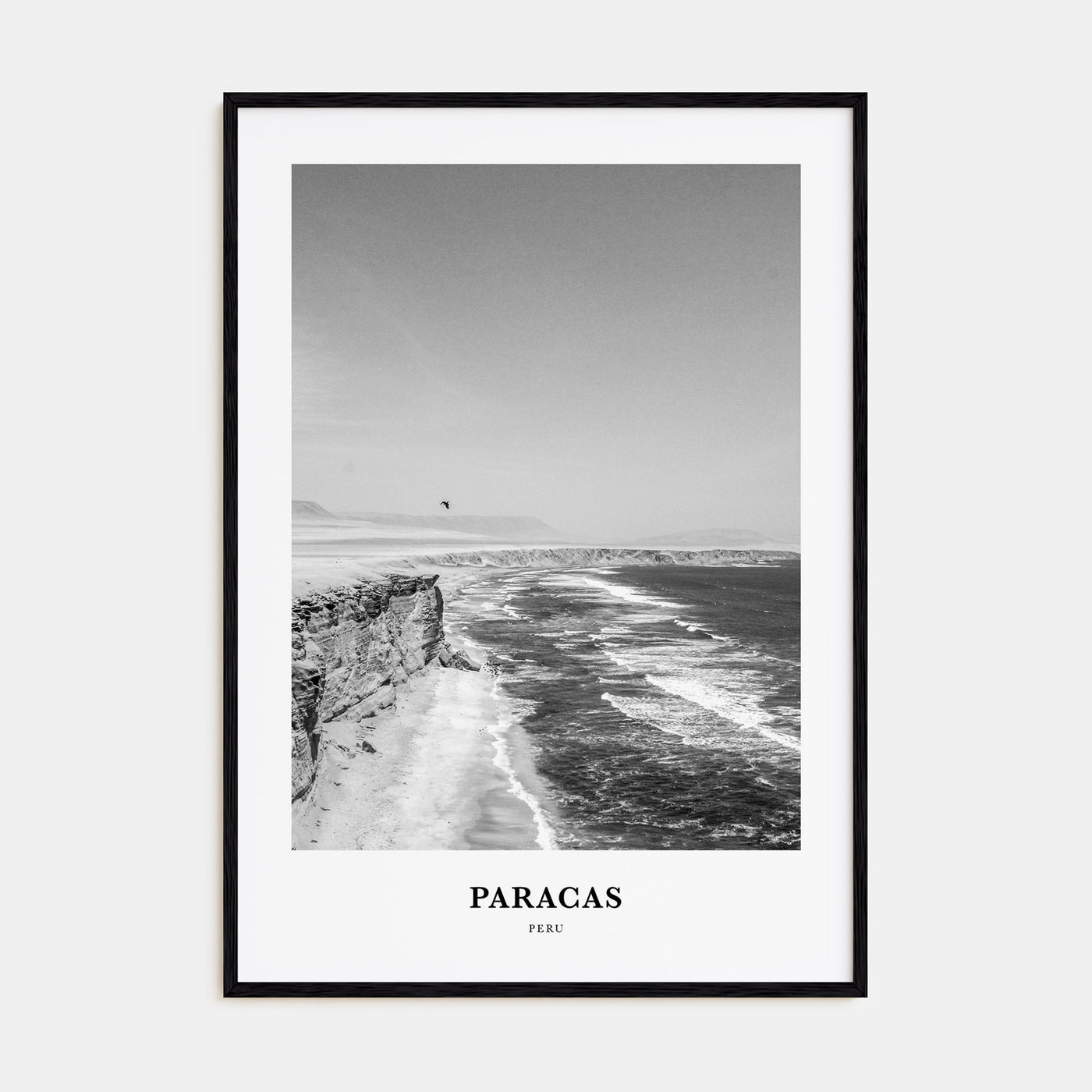 Paracas Portrait B&W Poster