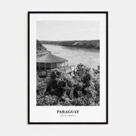 Paraguay Portrait B&W Poster