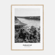 Paraguay Portrait B&W Poster