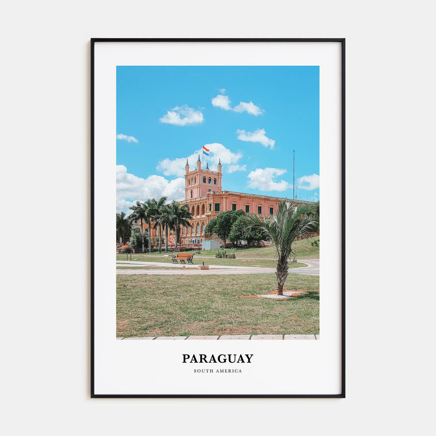 Paraguay Portrait Color Poster