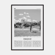 Paraguay Travel B&W No 2 Poster