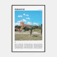 Paraguay Travel Color Poster