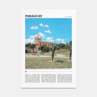 Paraguay Travel Color Poster