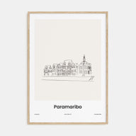 Paramaribo Drawn Poster