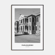 Paramaribo Portrait B&W Poster
