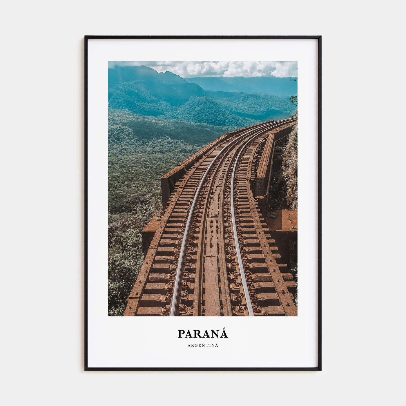 Paraná Portrait Color Poster