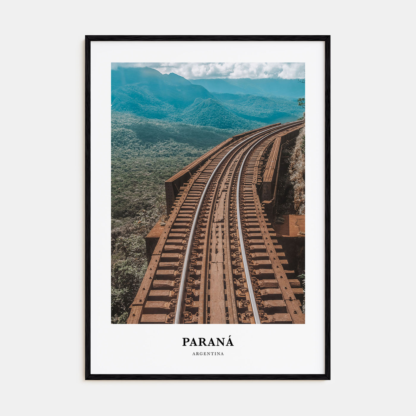 Paraná Portrait Color Poster